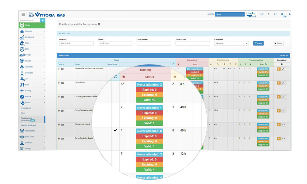 Vittoria rms - software gestione risorse umane