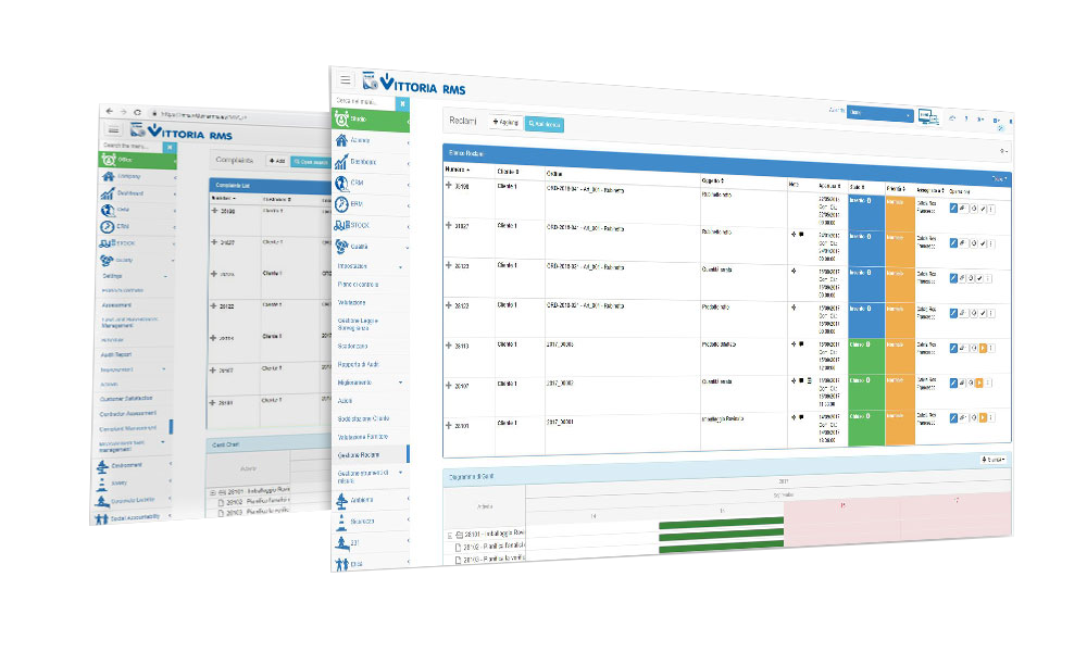 Vittoria rms - software gestione reclami