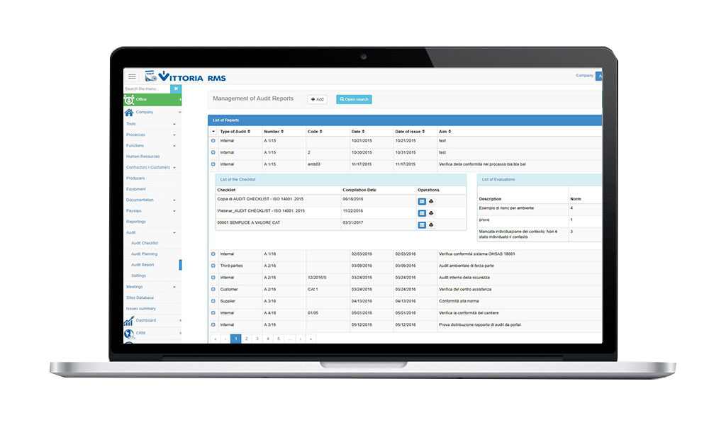 vittoria rms - software sicurezza sul lavoro