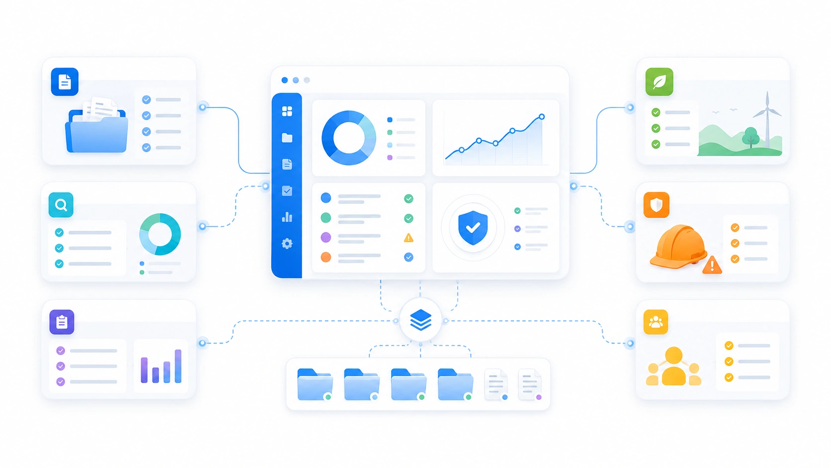 Screenshot: sistema di gestione integrato
